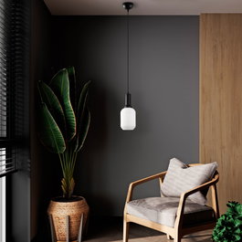 Opviq Asker - 15192 Lámpara de araña de metal negro